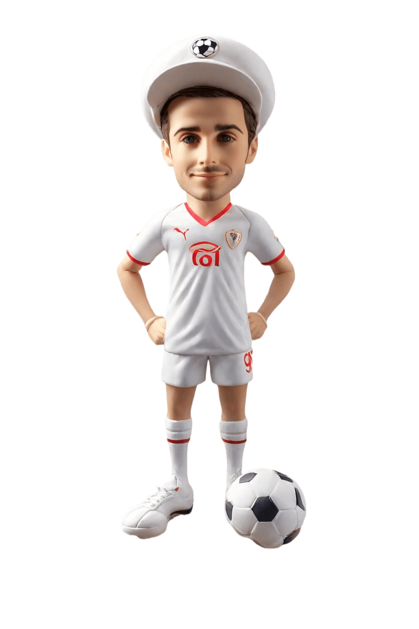Soccer Victory Custom Sparkle Bobblehead