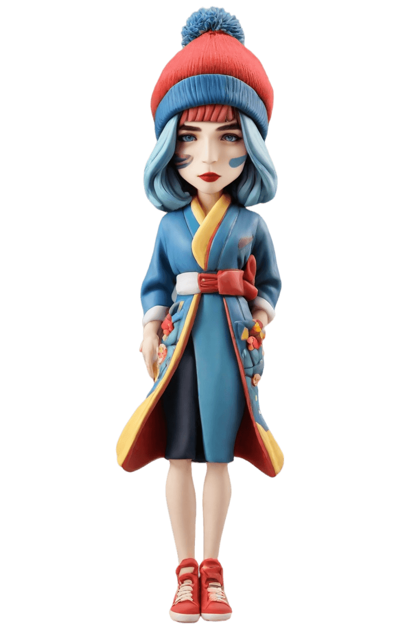 Casual Charm Custom Bobblehead