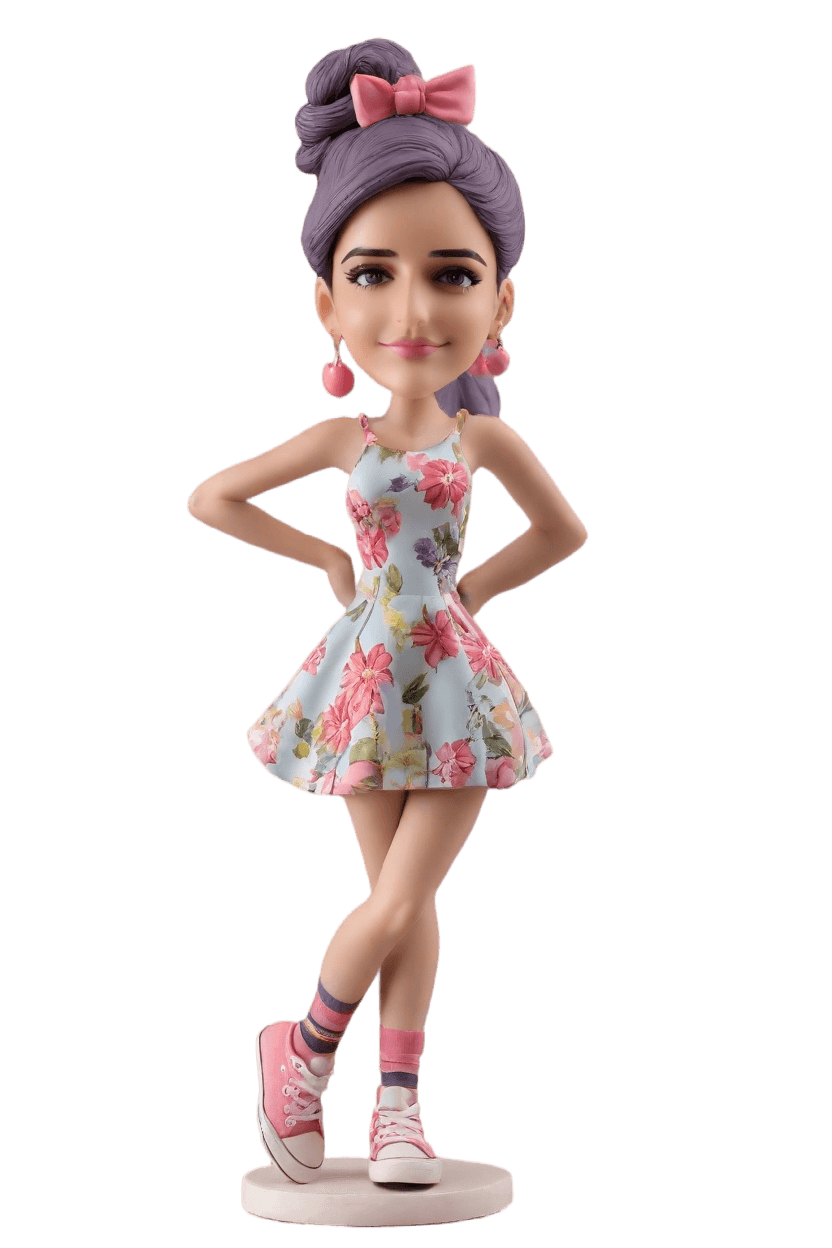 Custom Bridal Cheeky Bobblehead