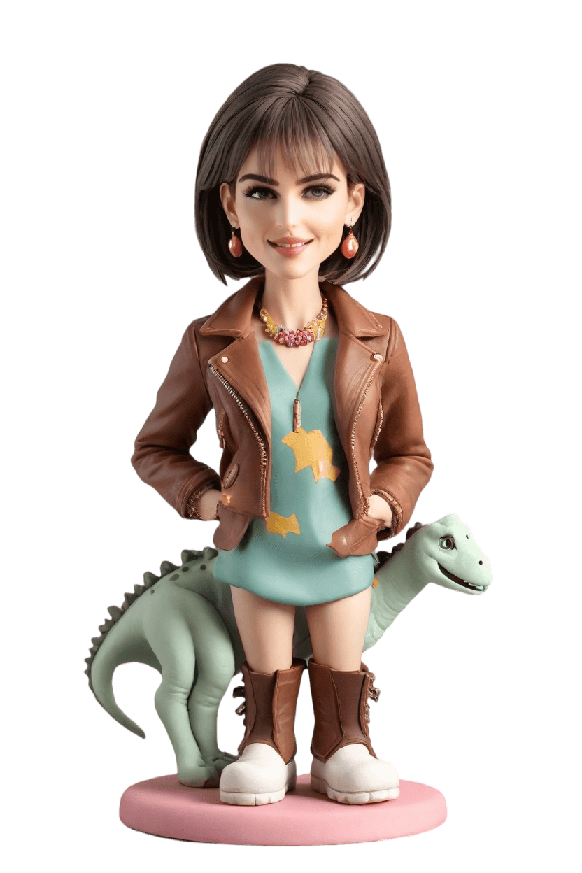 Dinosaur Chic Custom Bobblehead