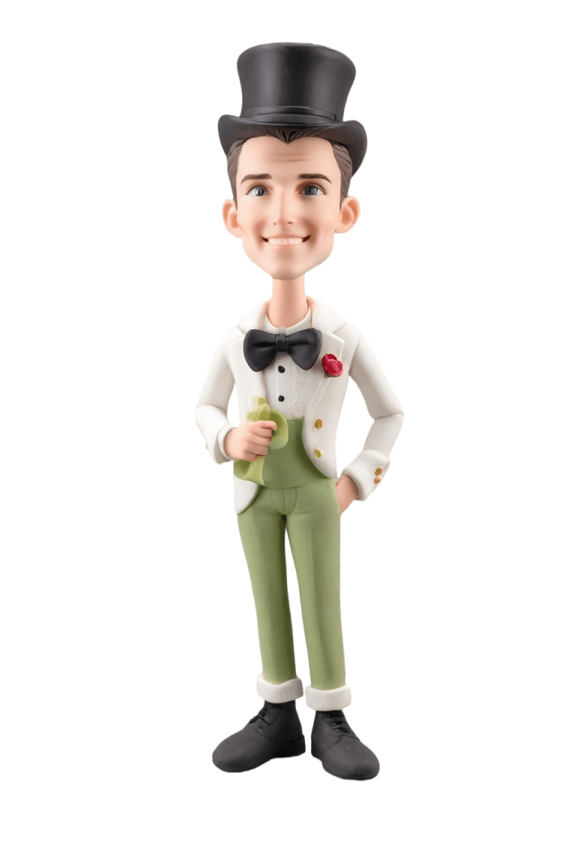 Custom Chef's Playful Bobblehead