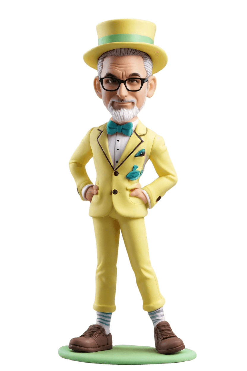 custom Achievement Celebration Neon bobblehead