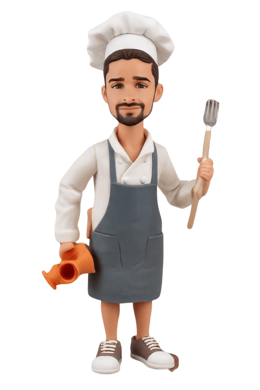 Custom Chef's Kitchen Bobblehead
