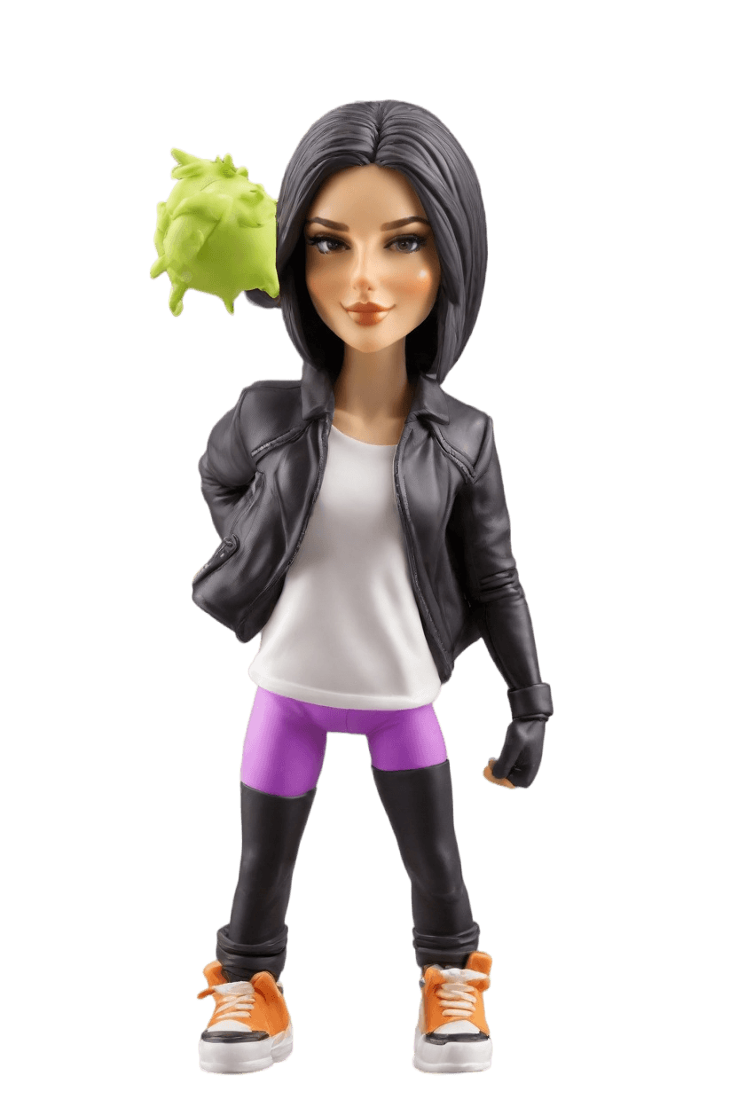 Custom Heroic Female Bobblehead