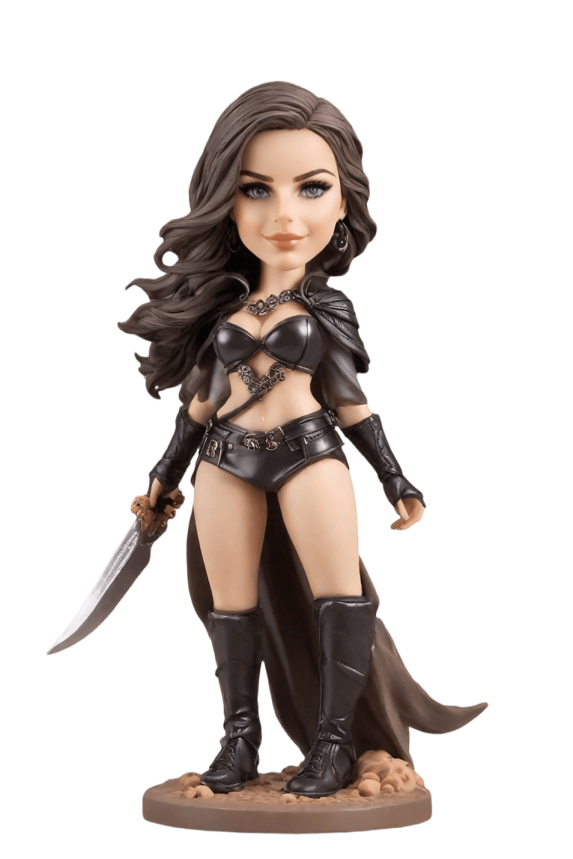 custom Warrior-themed Powerful bobblehead