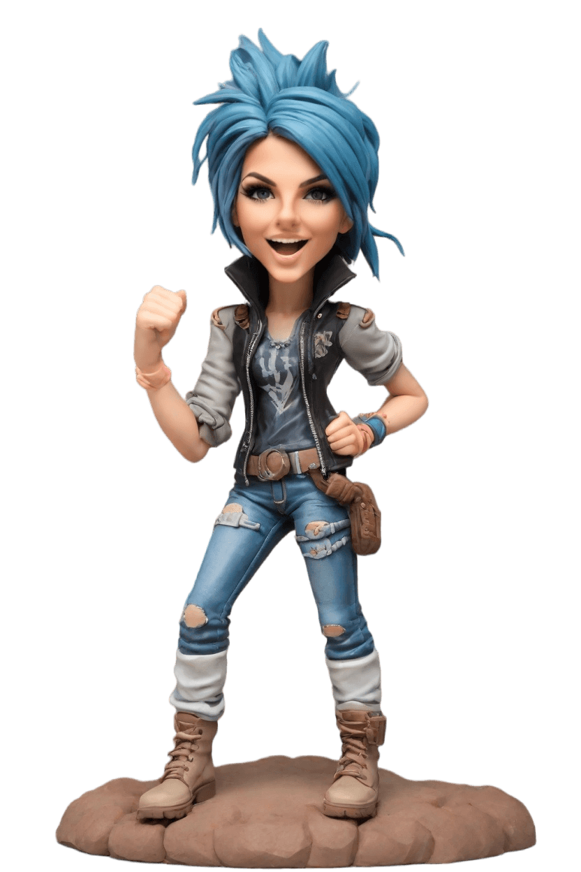 Custom Heroic Fallout Female Bobblehead