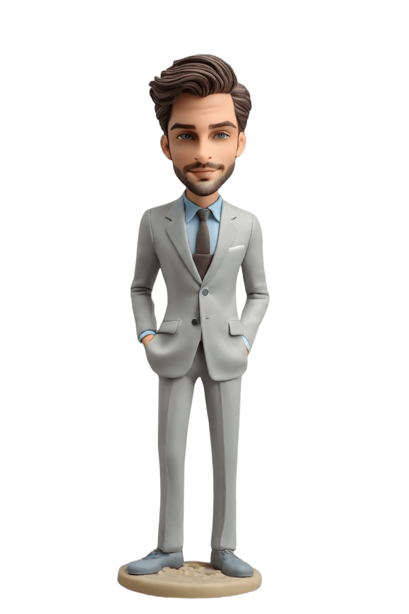 Casual Charm Custom Bobblehead