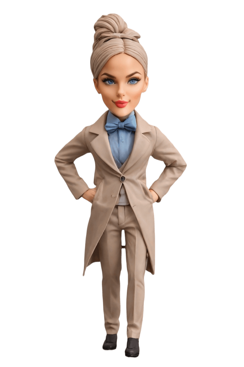 Custom Spy Stealth Bobblehead