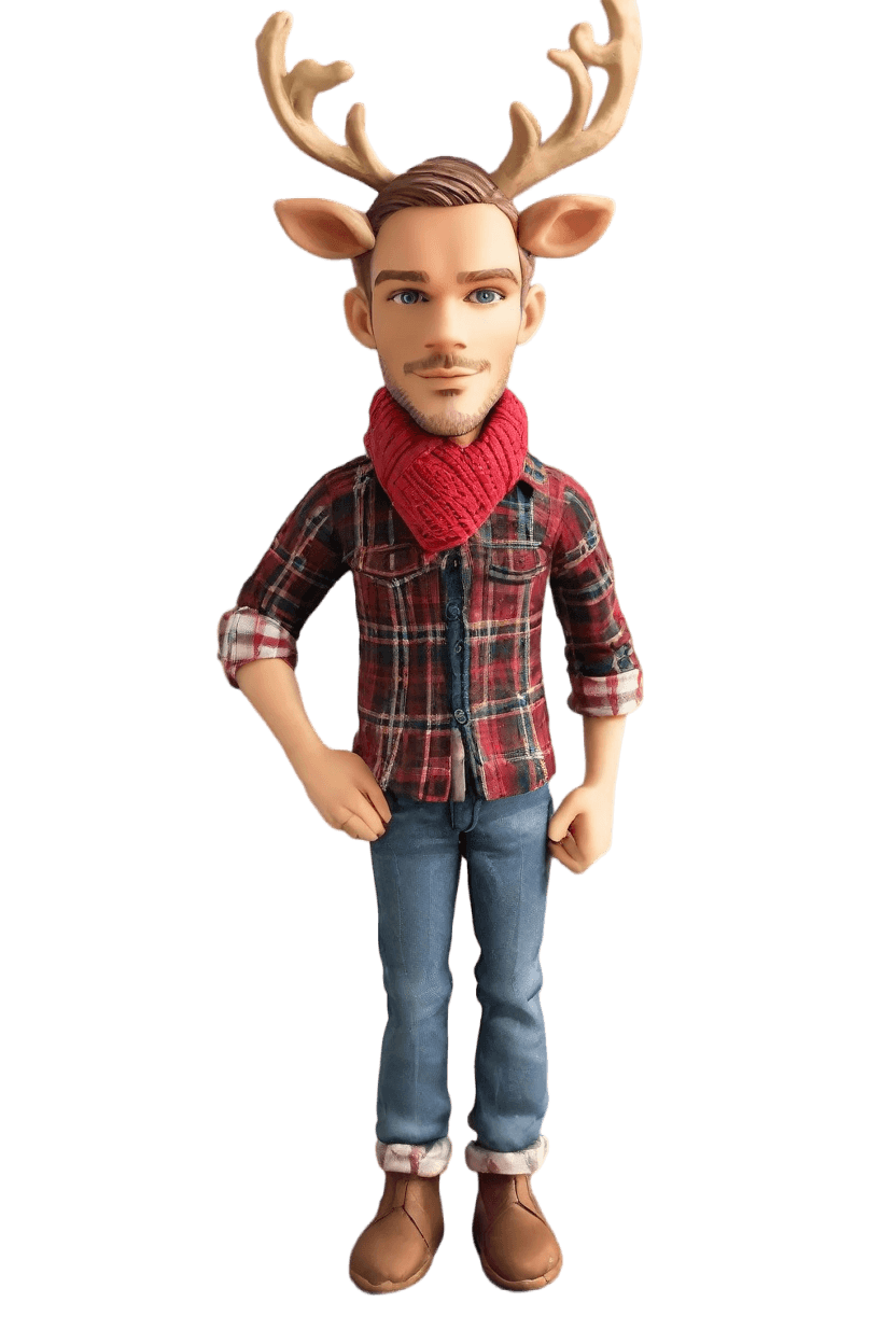 Custom Christmas Festive Bobblehead