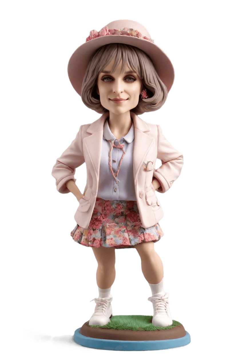 Custom Golfing Glamour Bobblehead
