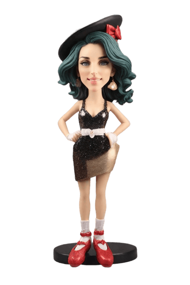 Custom New Year Cheerful Bobblehead