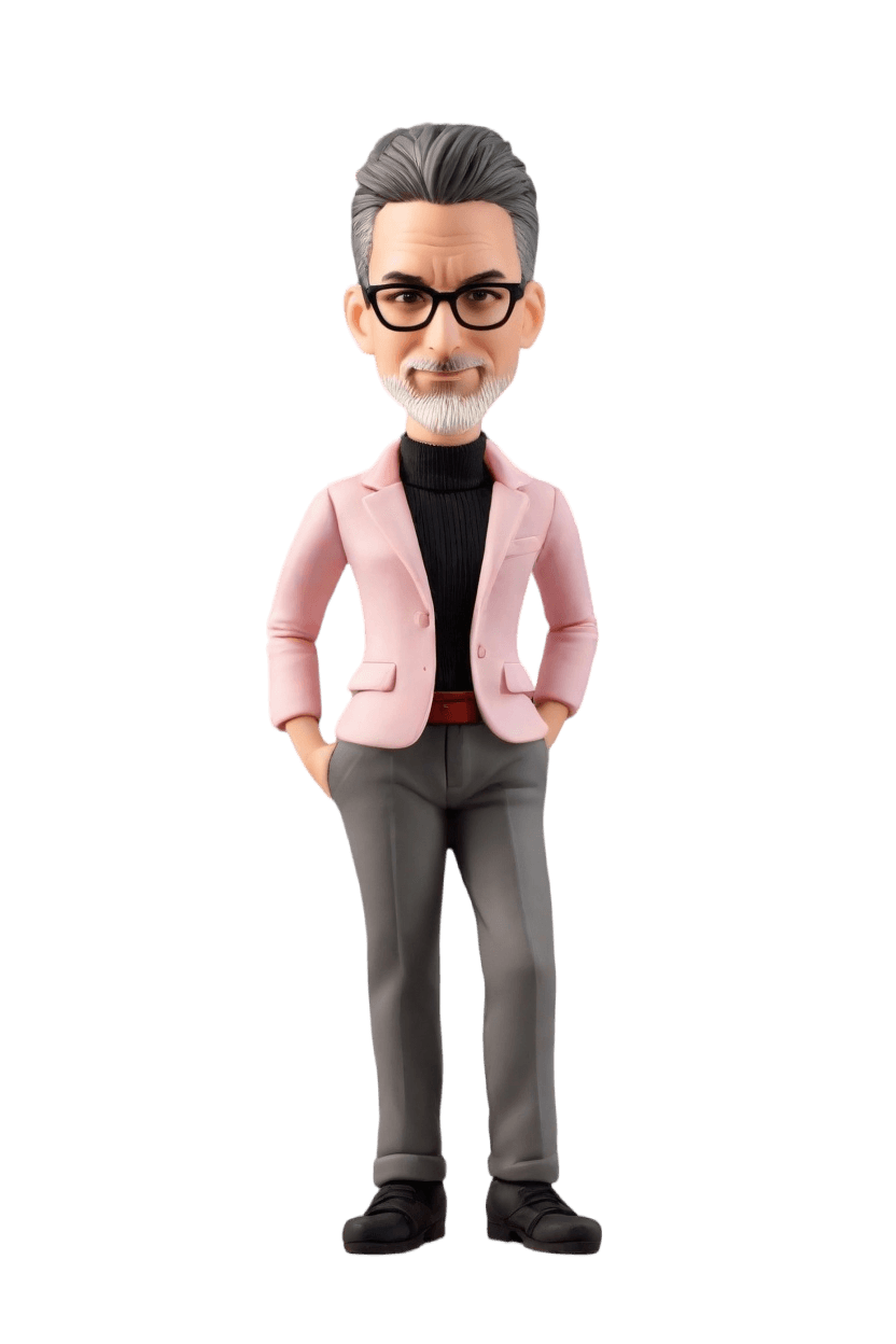 Custom Playful Pose Bobblehead