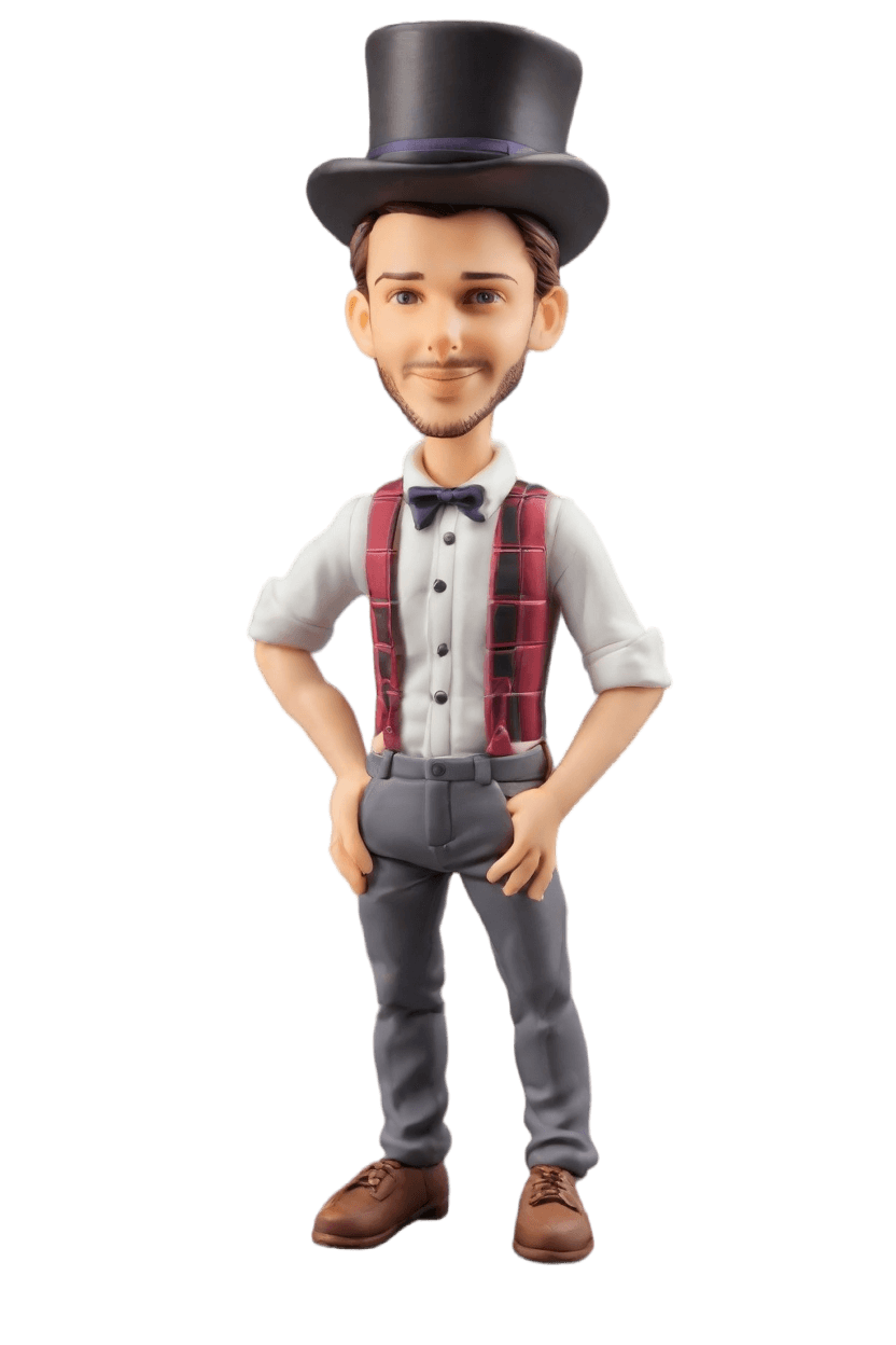 Casual Charm Custom Bobblehead