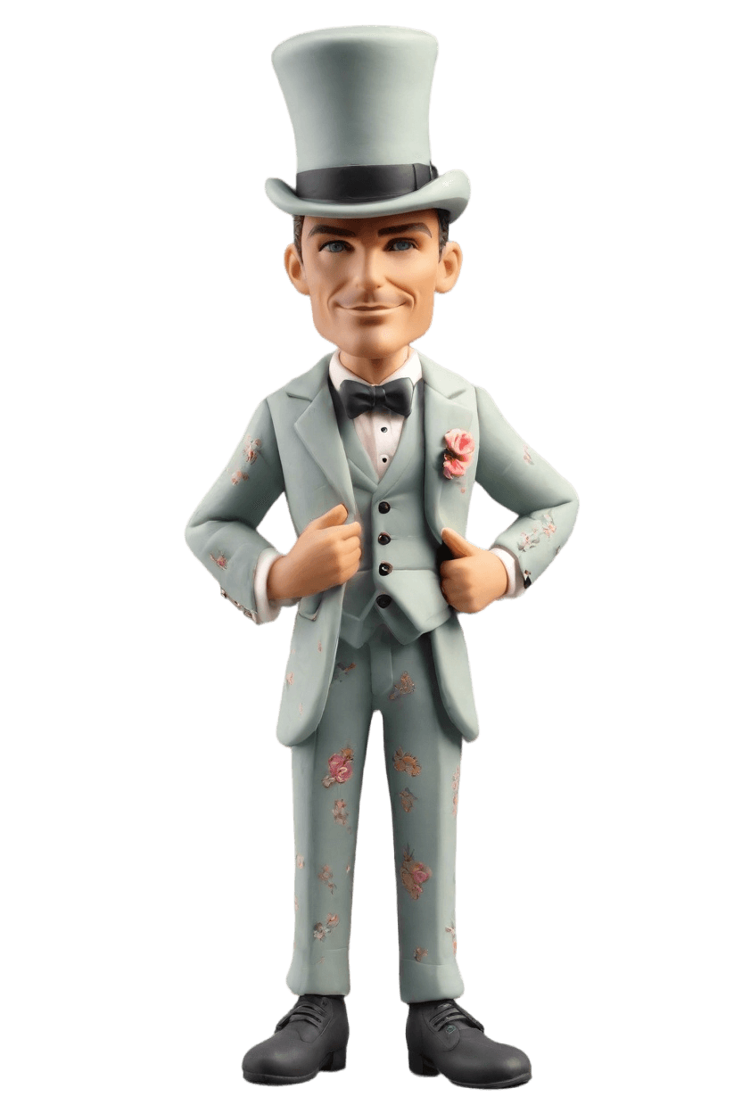 Engagement Chic Custom Bobblehead