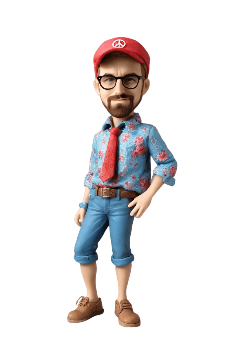 Custom Groovy Era Bobblehead