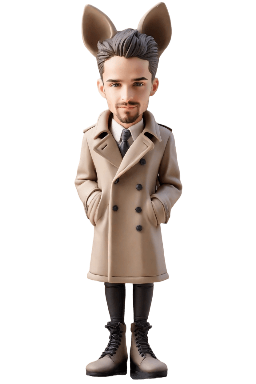 Casual Hero Custom Chic Bobblehead