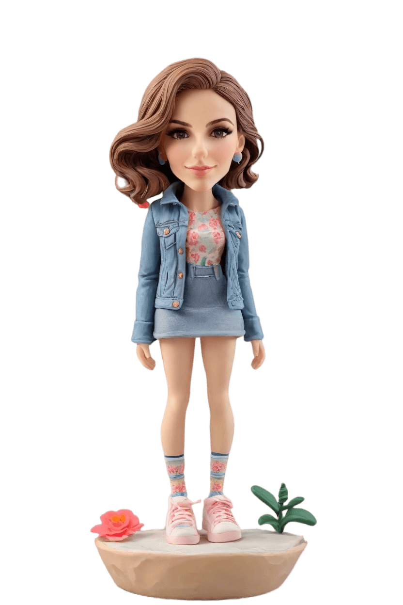 Custom Cheerful Celebration Bobblehead