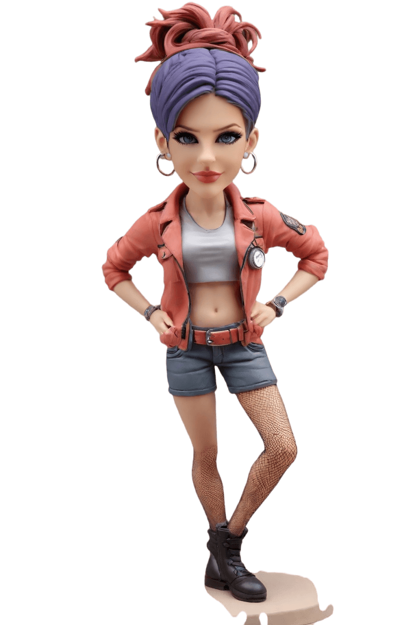 Custom Nurse Fun Punk Bobblehead