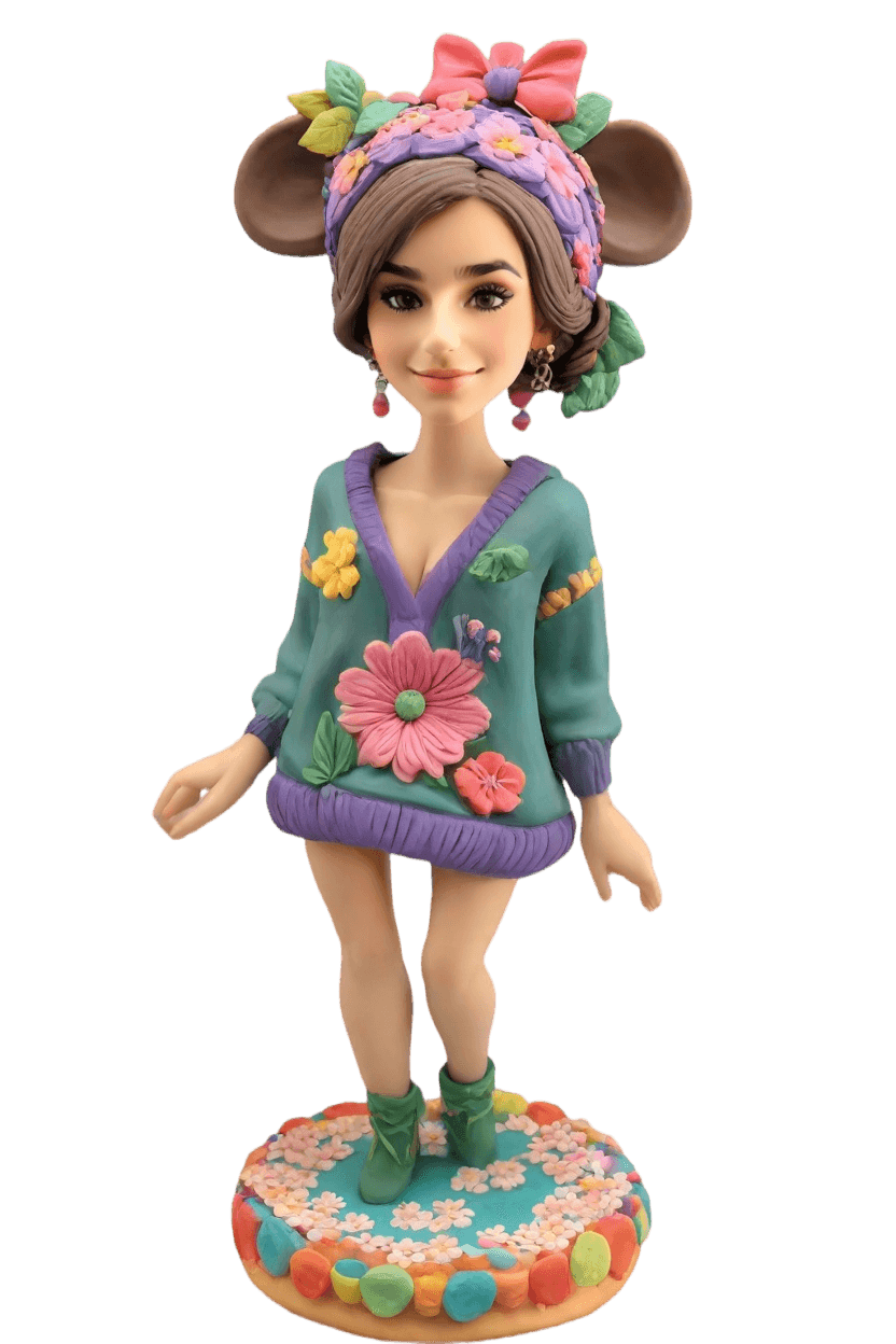 Custom Holiday Cheerful Bobblehead