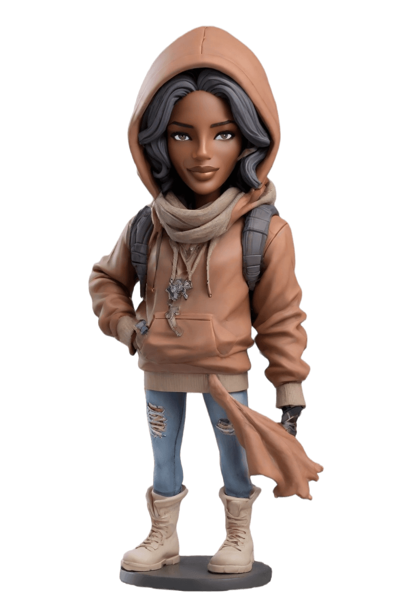 Custom Anime-Inspired Powerful Bobblehead