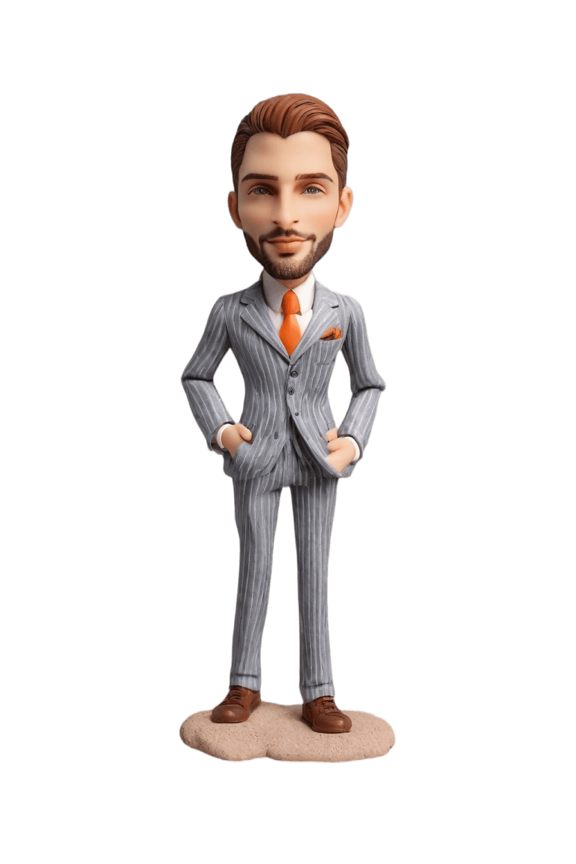 Custom Business Confident Bobblehead