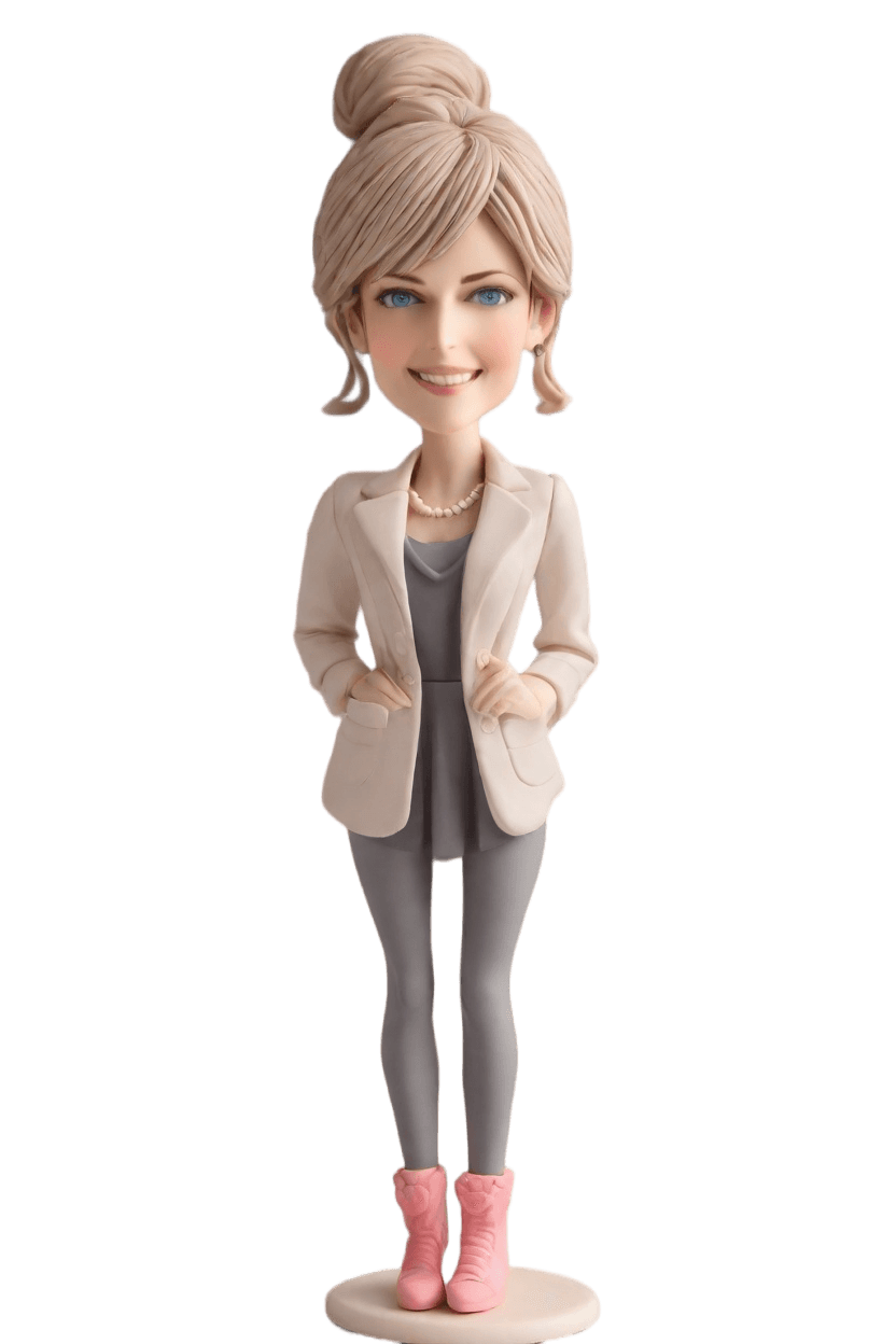 Custom Client Appreciation Chic Bobblehead