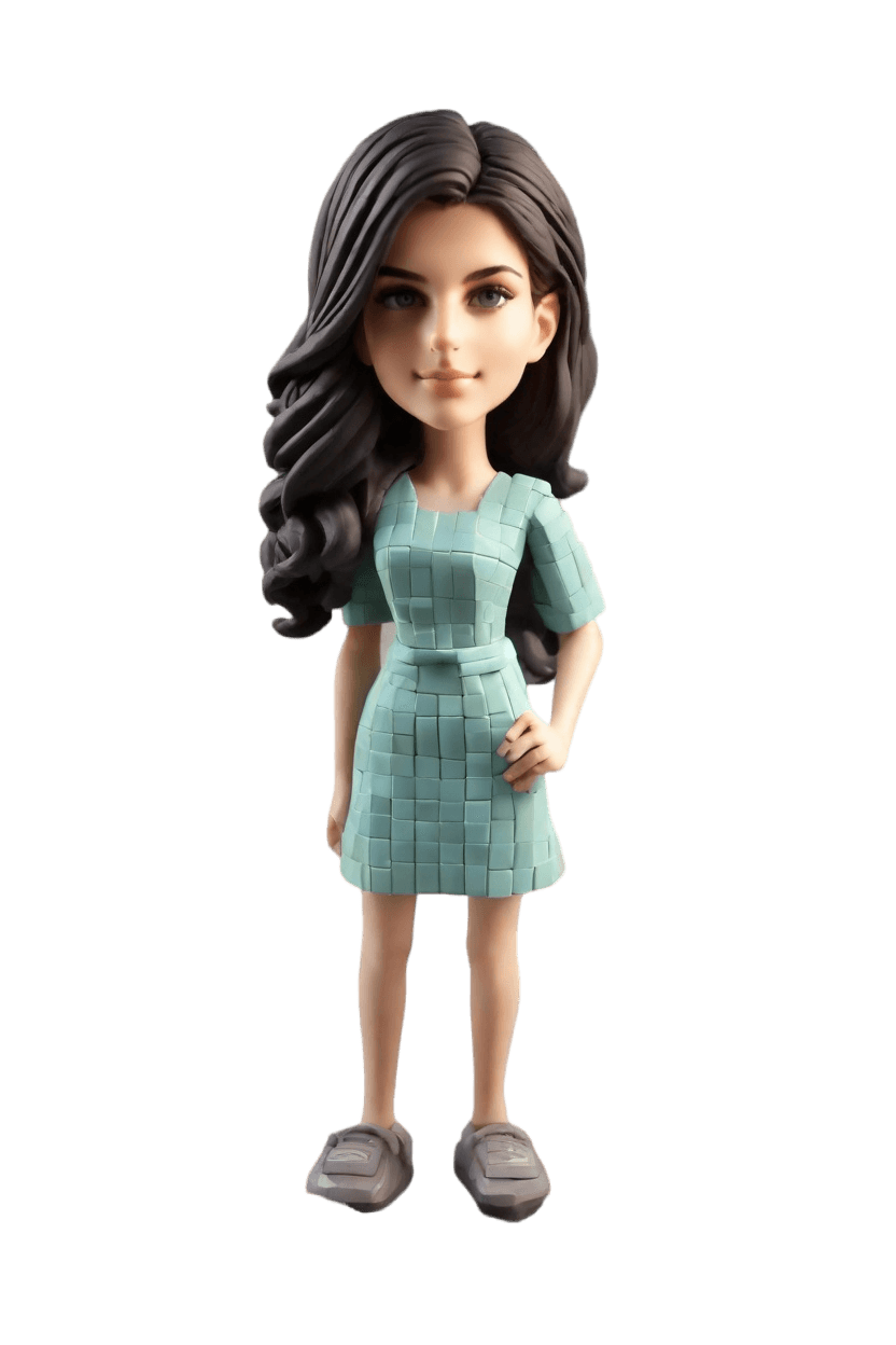 Custom Gamer Chic Bobblehead