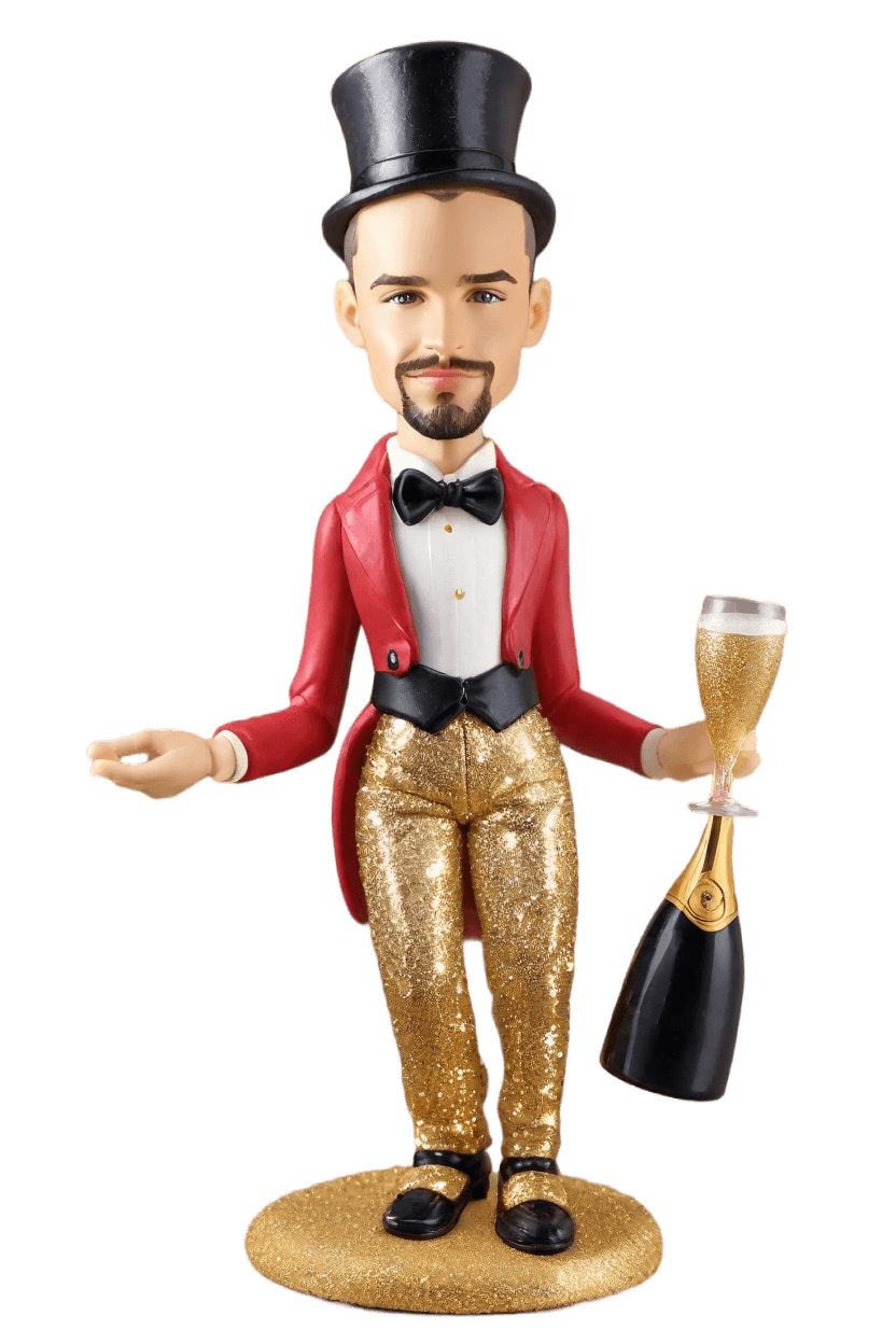 Custom NewYear Celebration Bobblehead