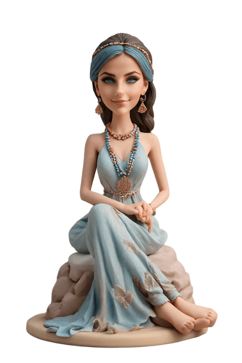 Custom Meditation Serenity Bobblehead