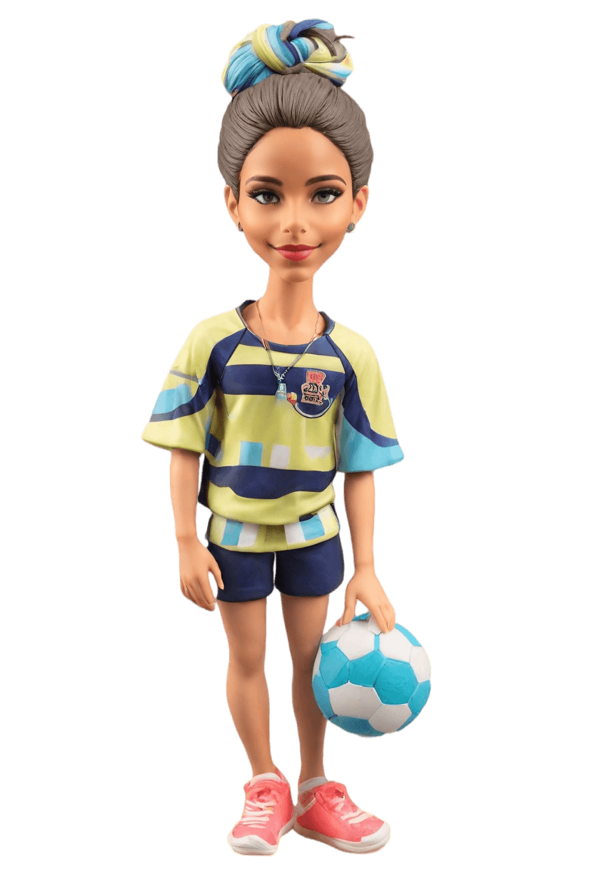 Custom Kicking Playful Bobblehead