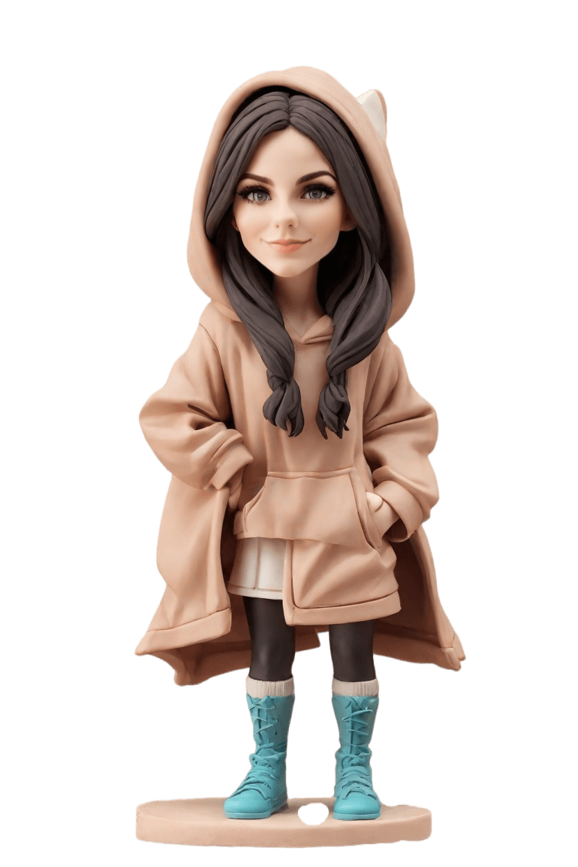 Custom Anime-Inspired Warrior Bobblehead