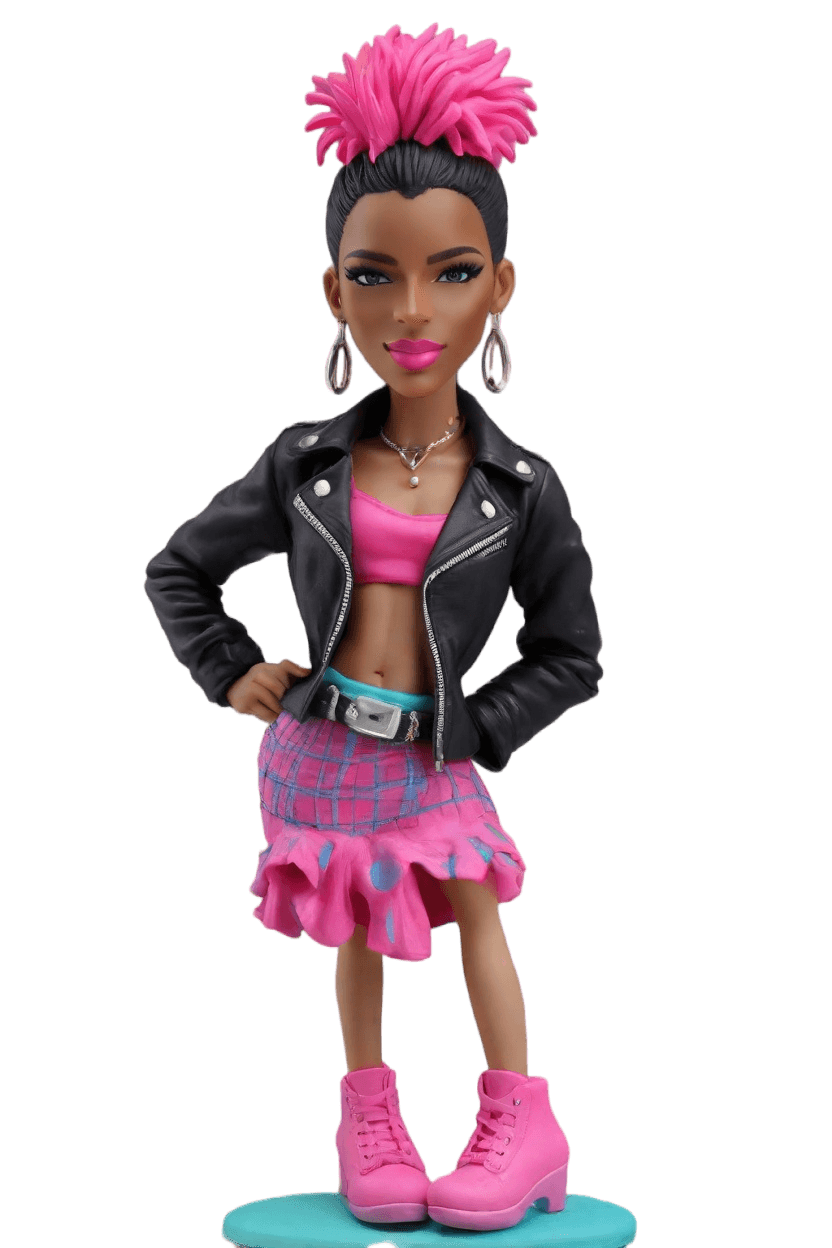Sassy Punk custom Unique bobblehead