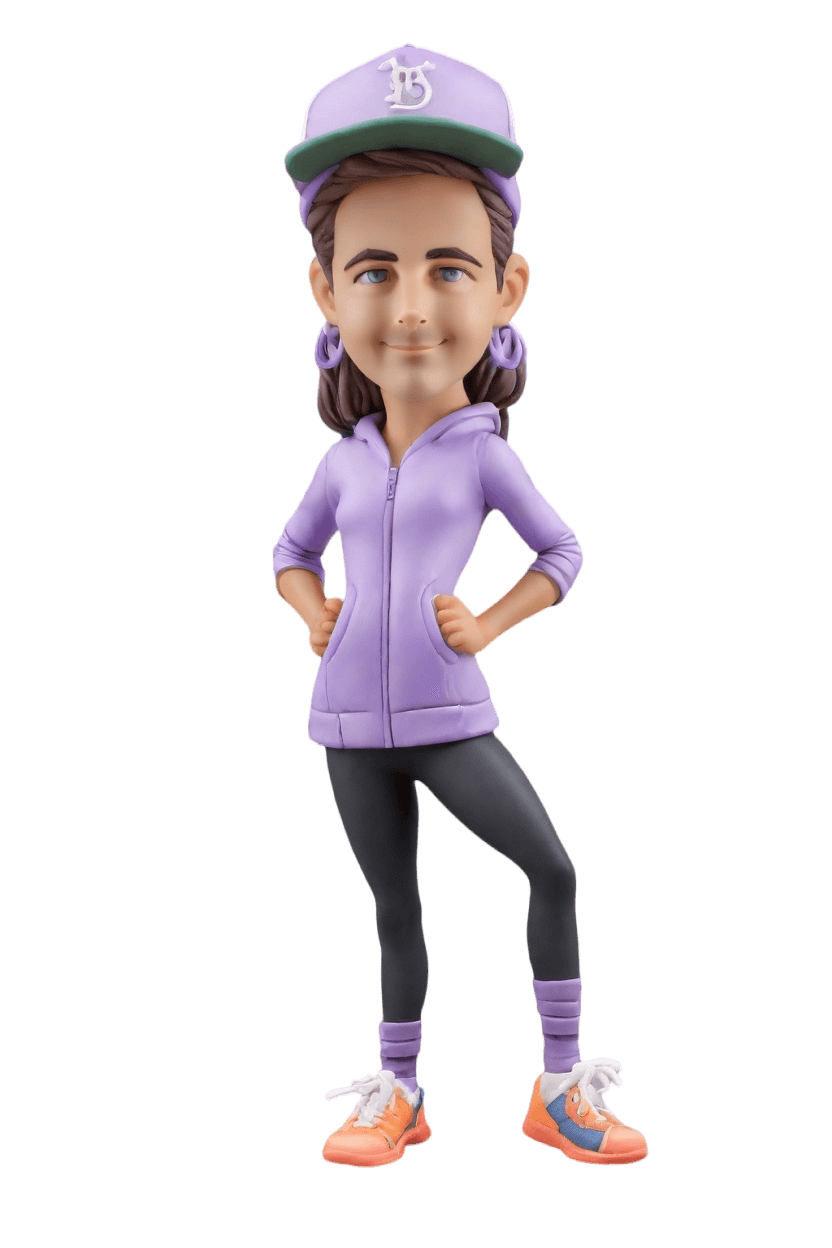 Custom Cheerleader Dynamic Bobblehead