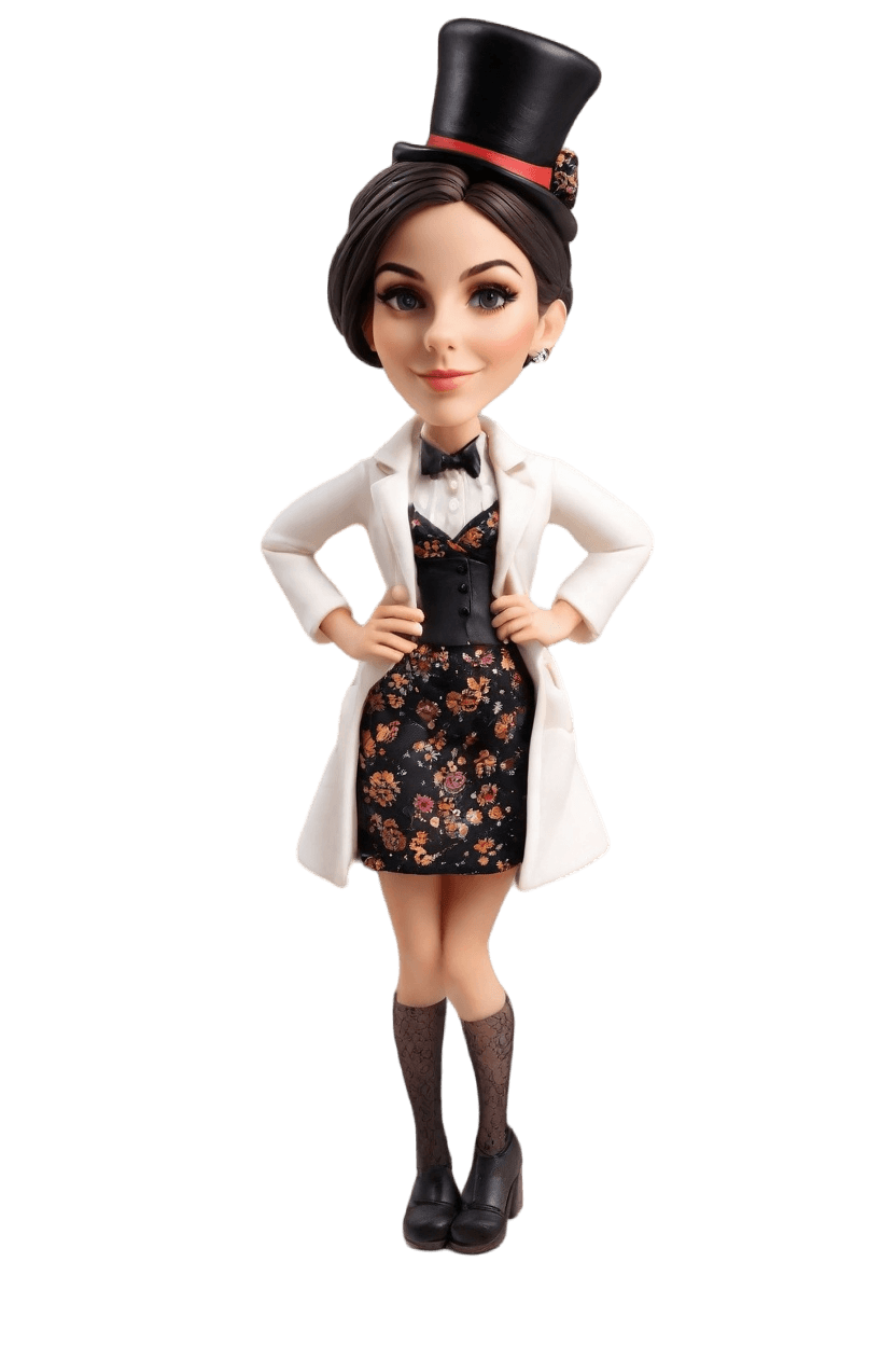 Custom Sassy Scientist Bobblehead
