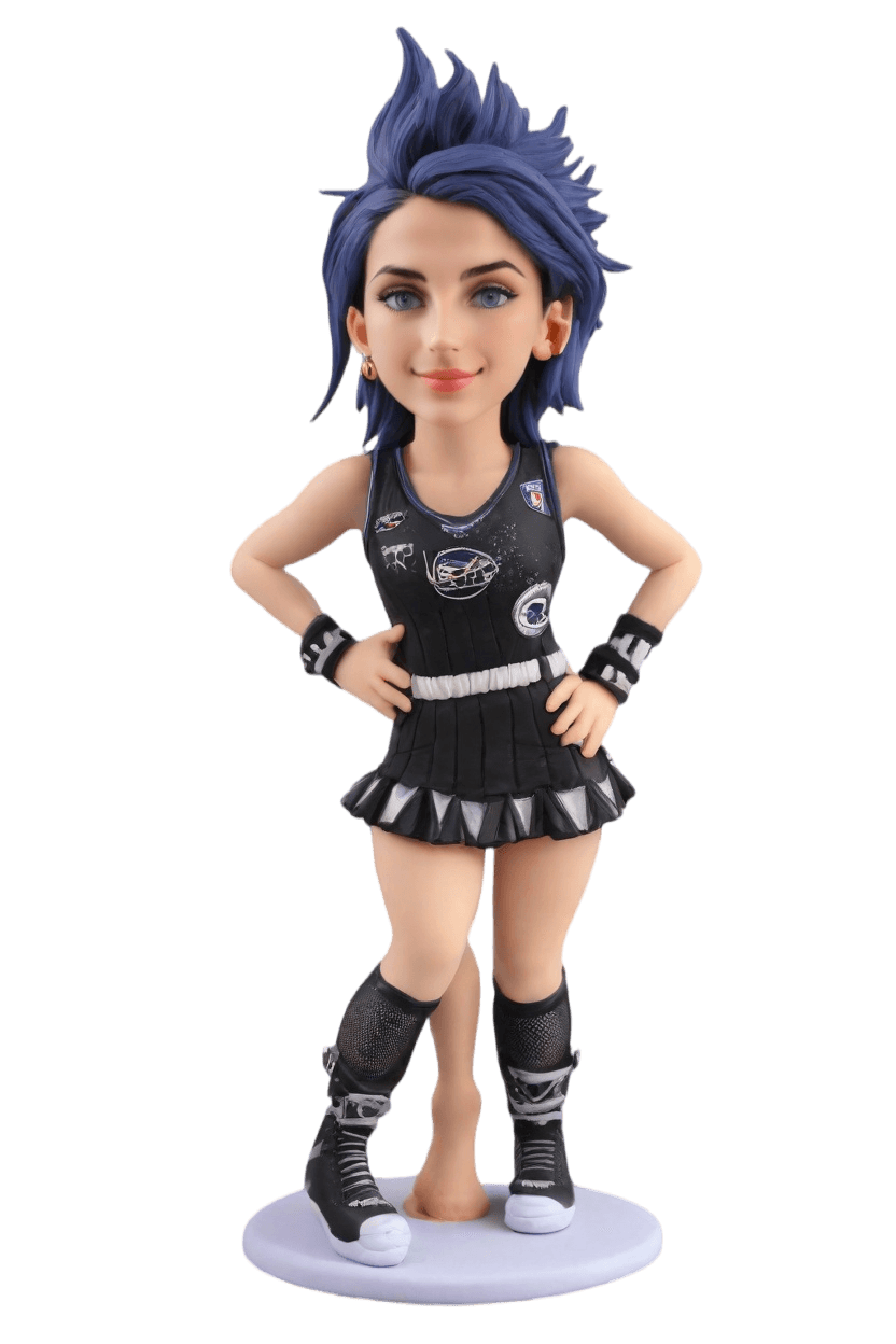 Custom Ice Hockey Punk Bobblehead