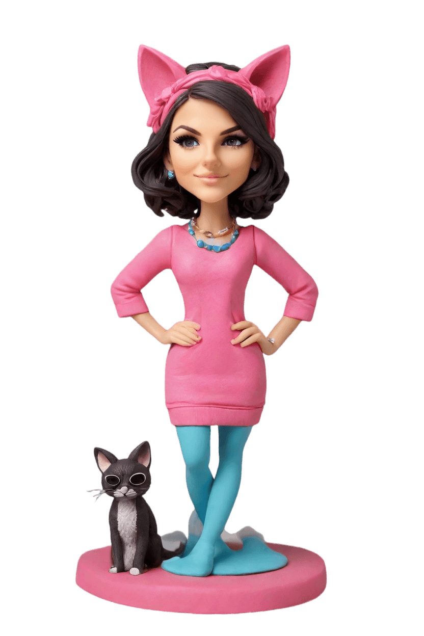 custom Playful Glamour bobblehead