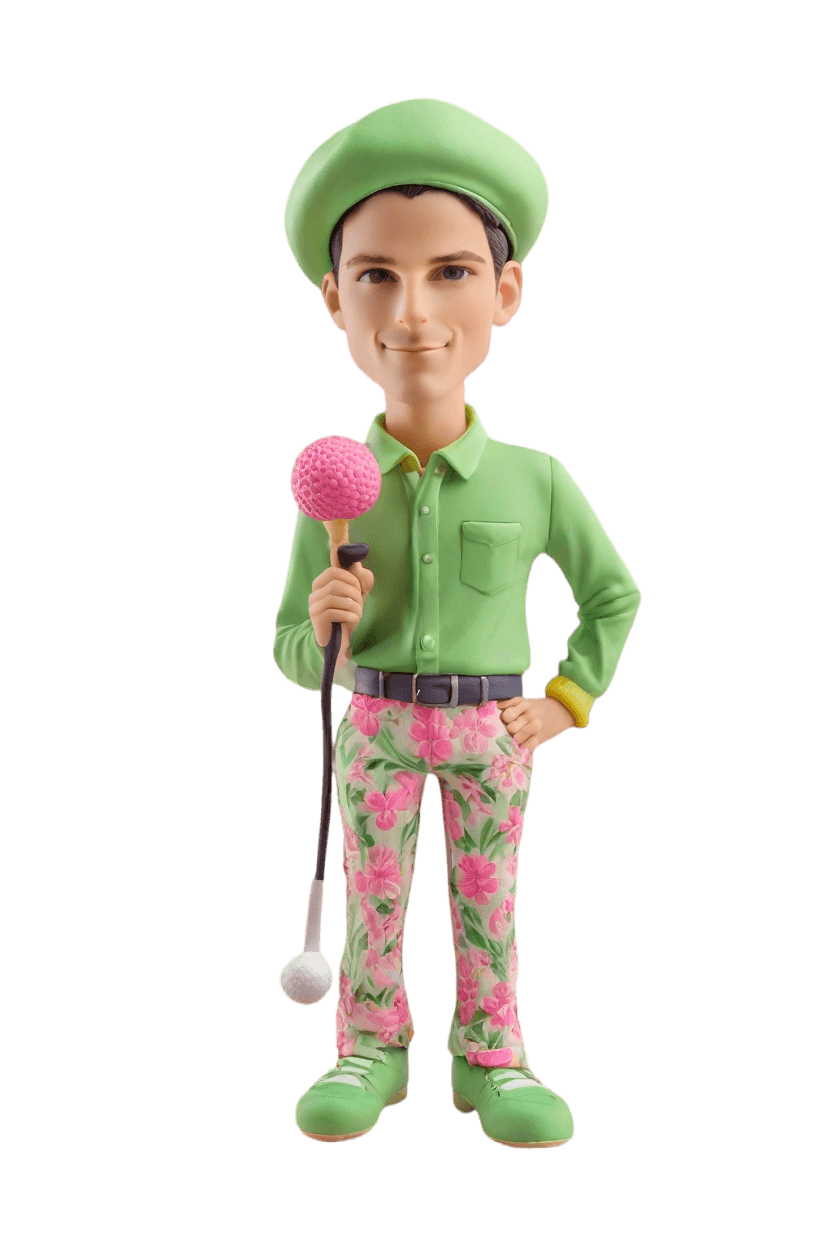 Custom Golf Swing Bobblehead