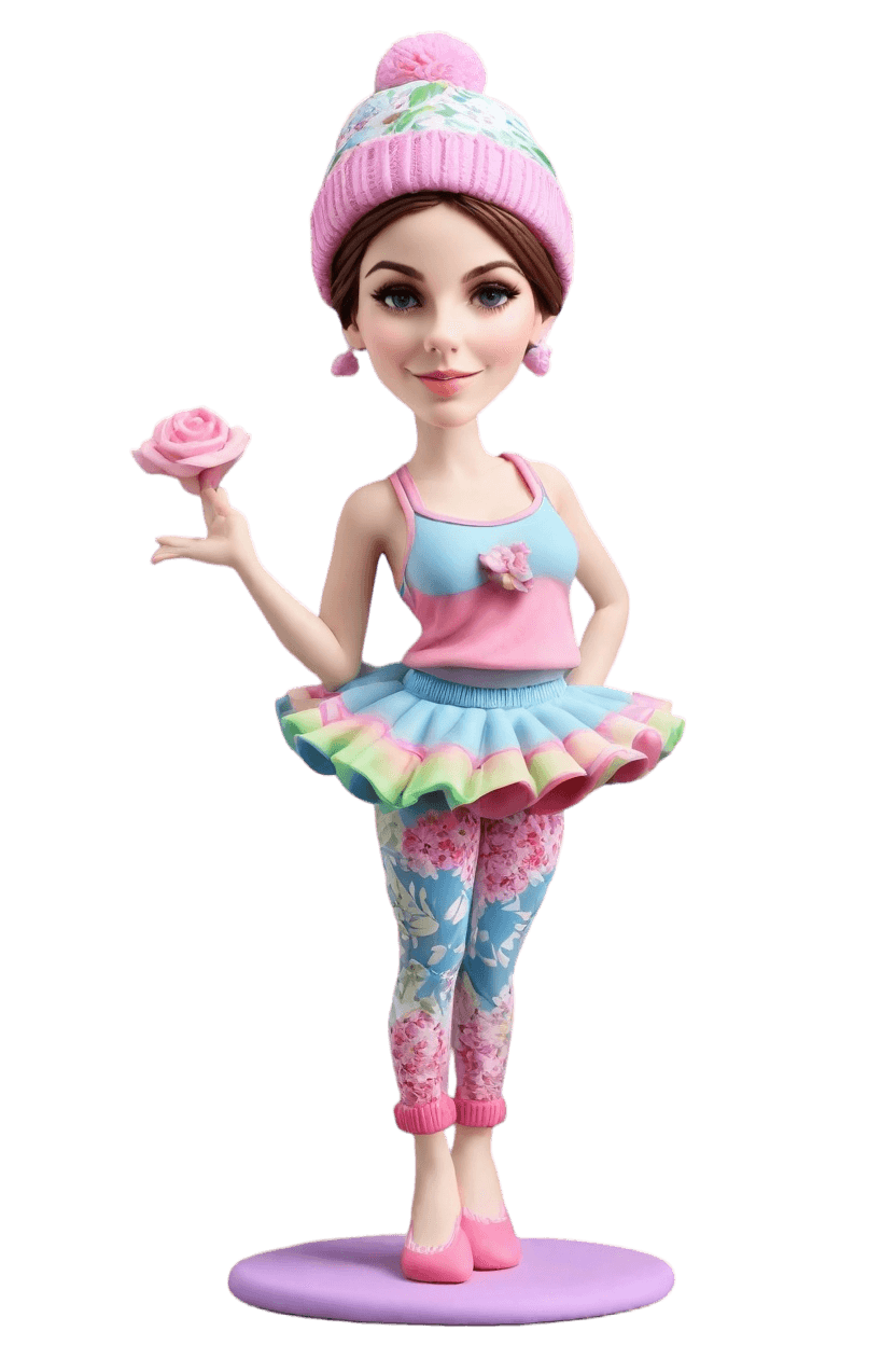 Custom Yoga Pose Bobblehead