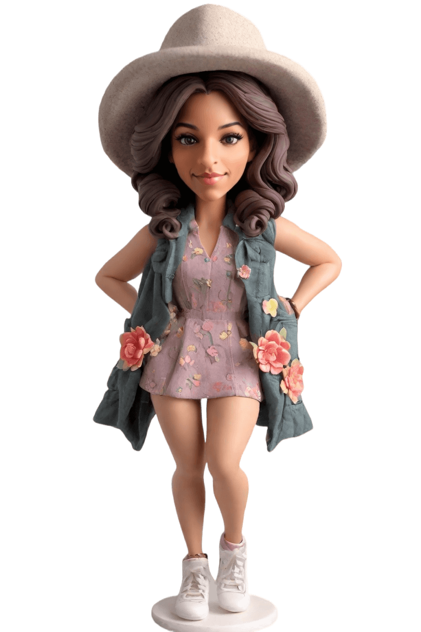 Custom Engagement Cheeky Bobblehead