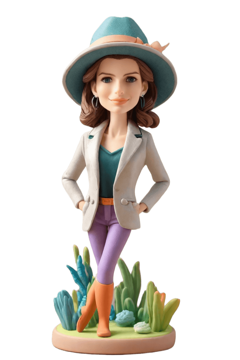 Custom Empowerment Chic Bobblehead