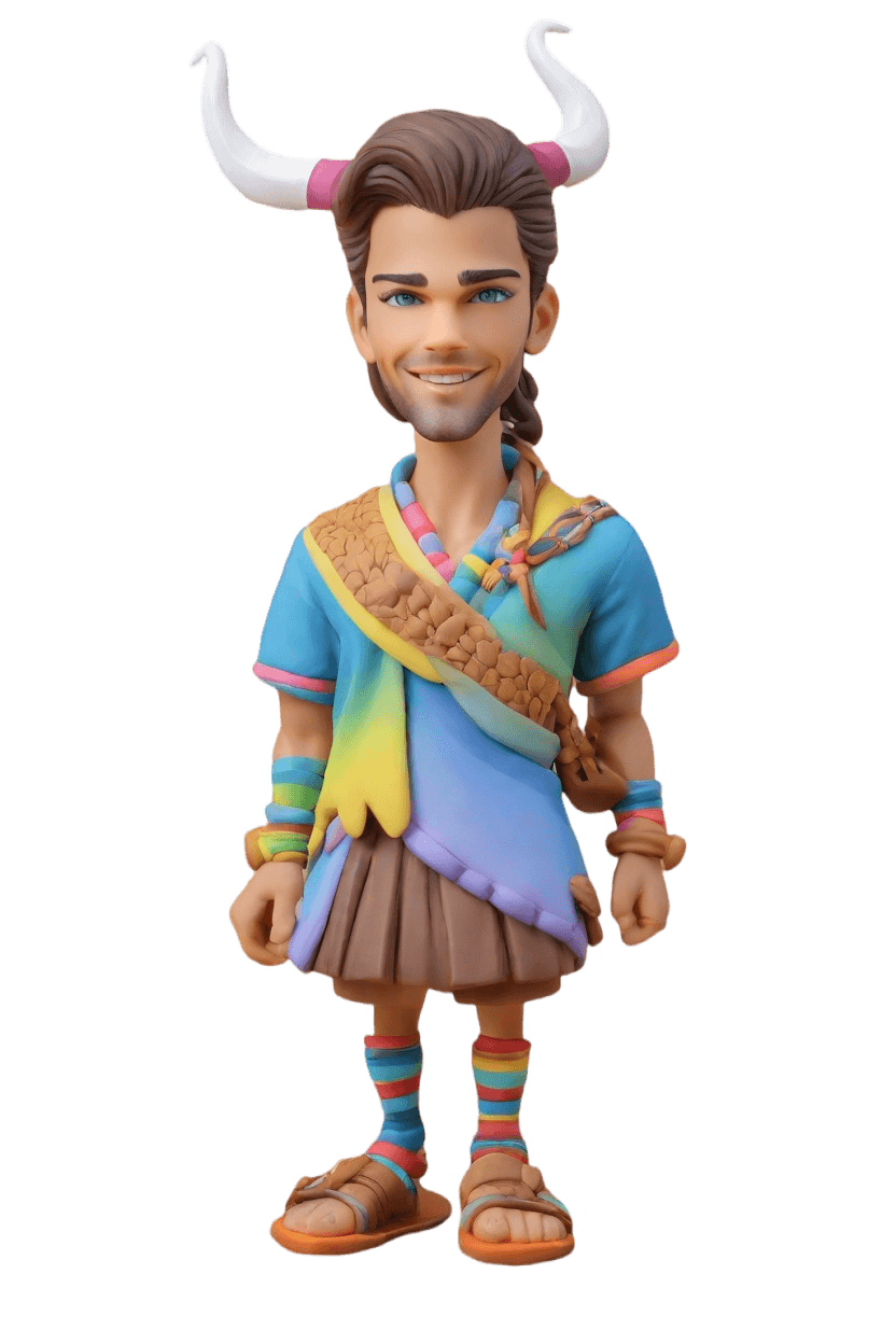 Custom Viking Playful Bobblehead