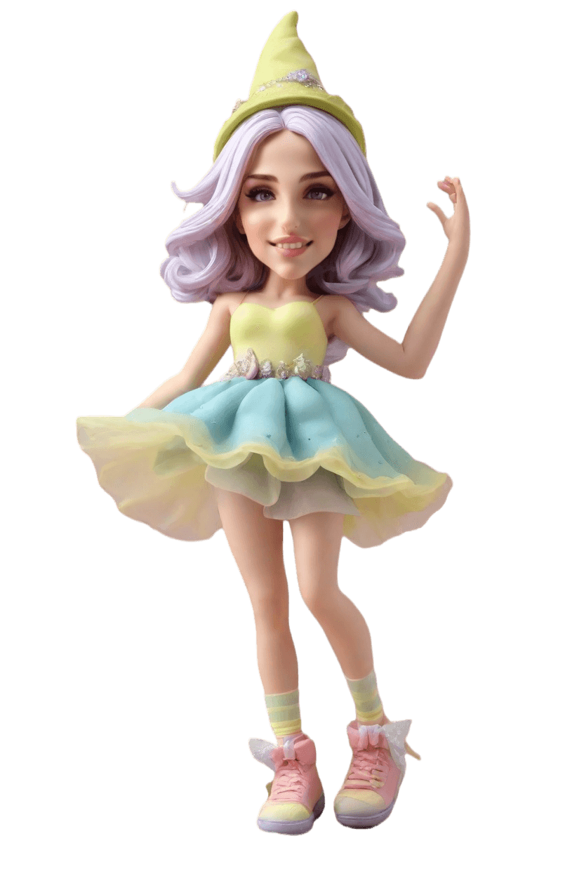 Custom Witchy Playful Bobblehead