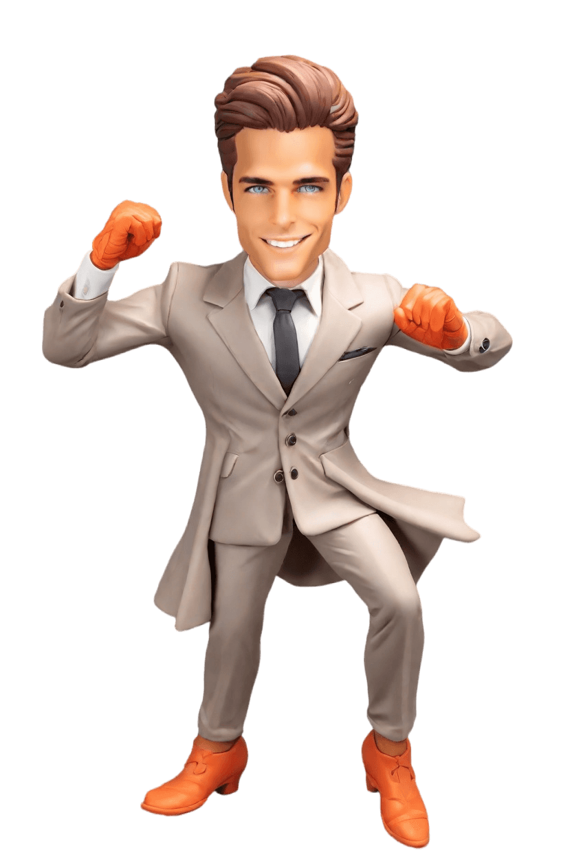 Custom Heroic Superhero Bobblehead
