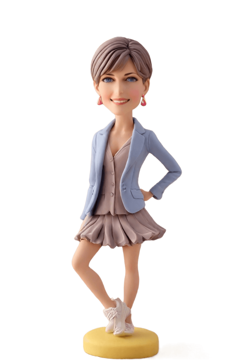 custom Client Appreciation Chic Bobblehead