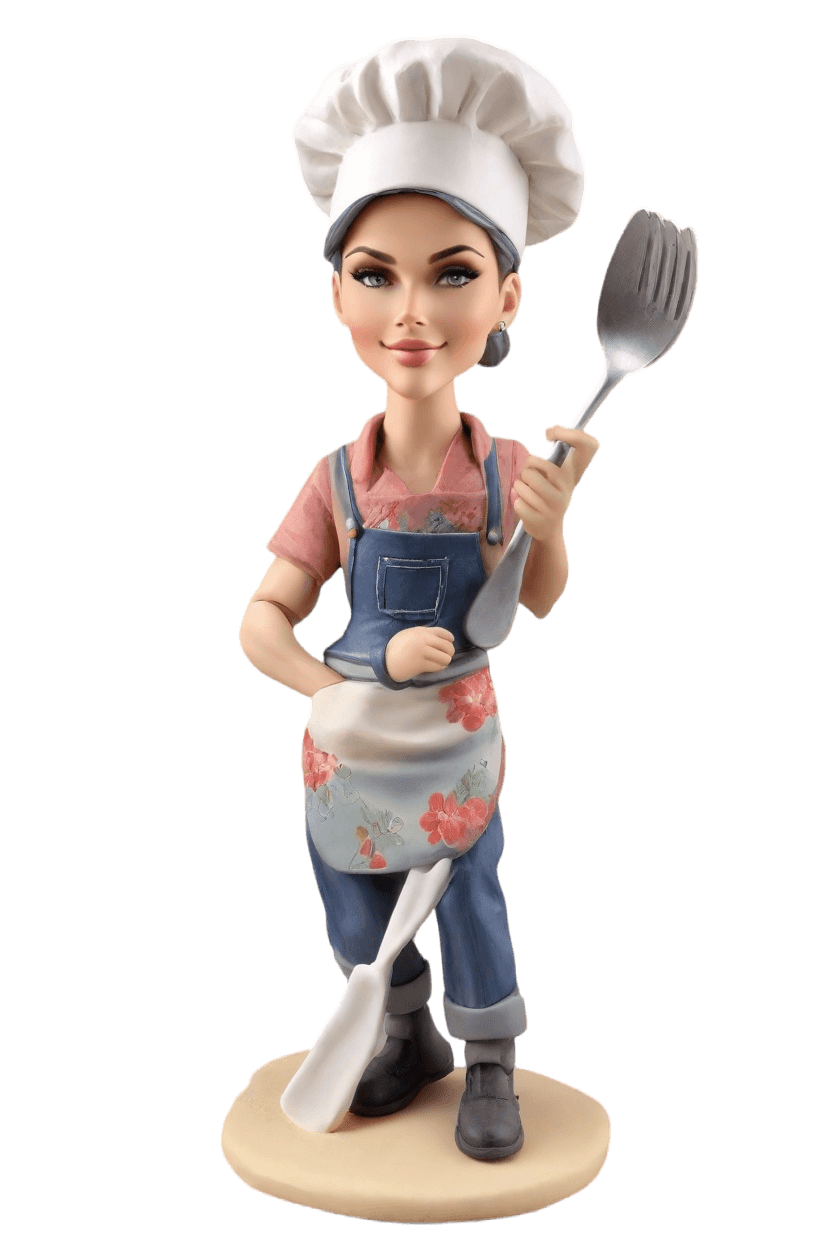 Custom Chef's Delight Custom Bobblehead