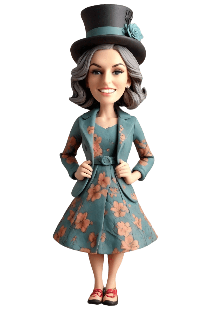 Custom Playful Vintage Bobblehead
