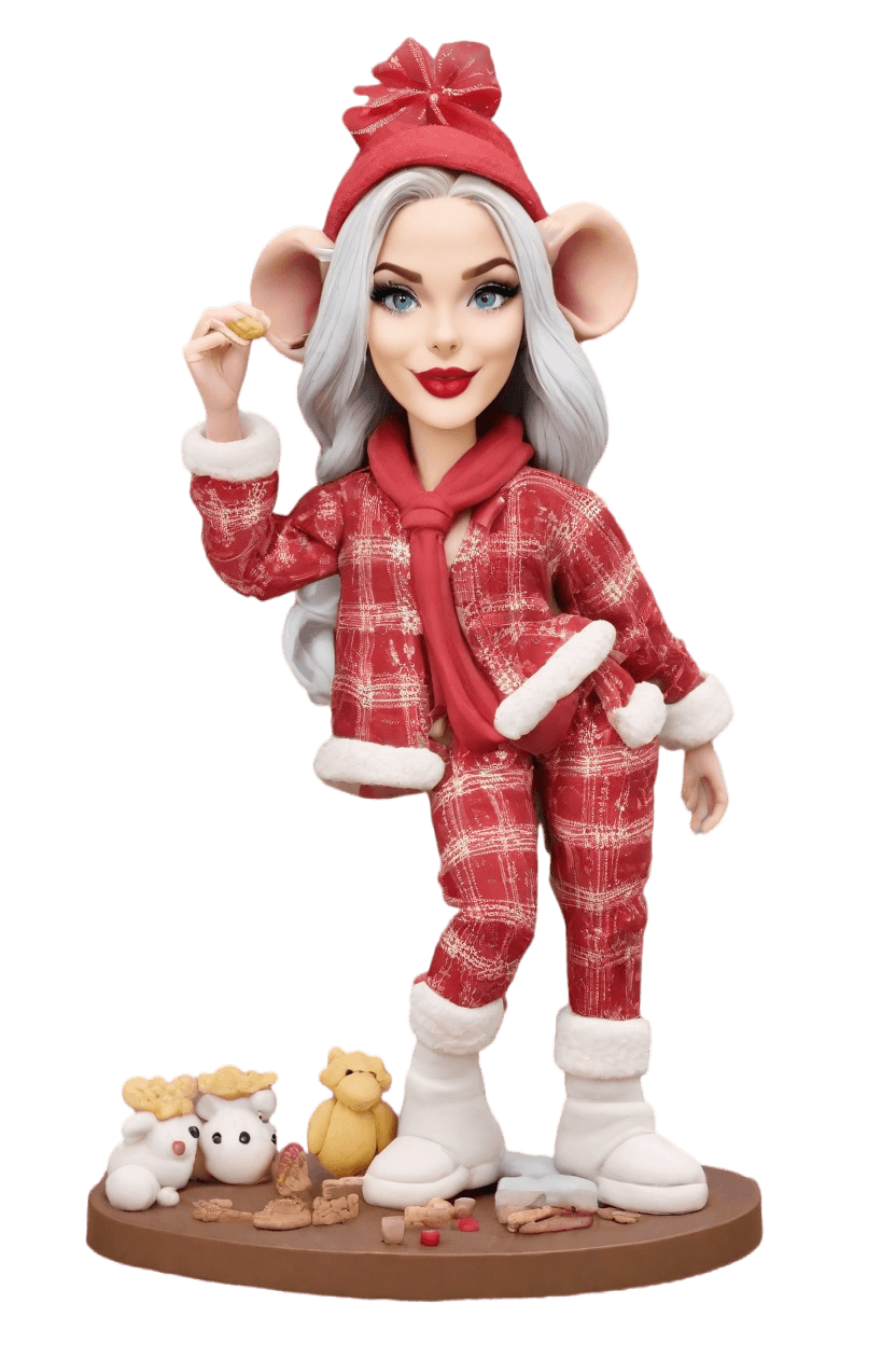 Custom Winter Retreat Bobblehead