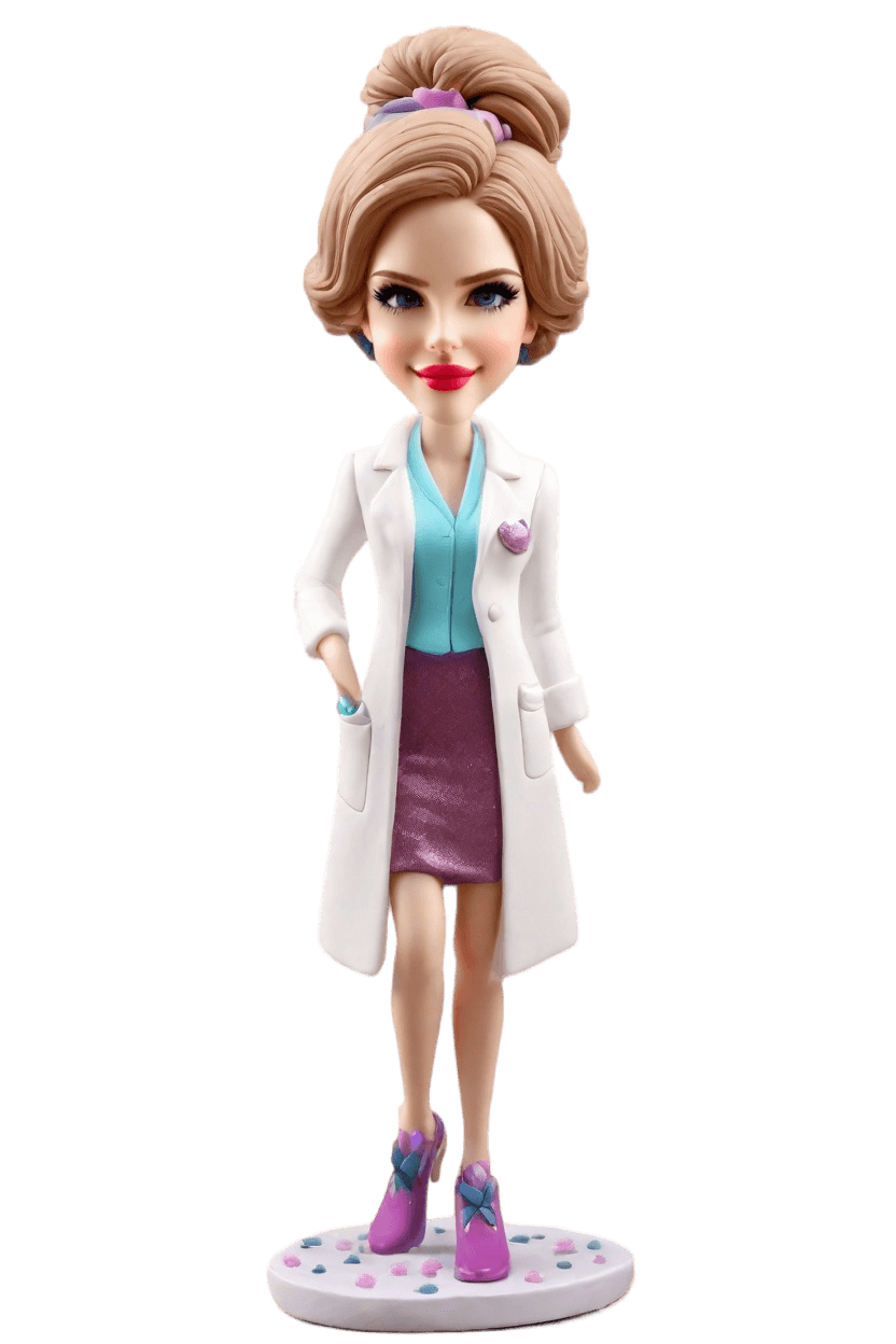 Custom Dental Charm Bobblehead