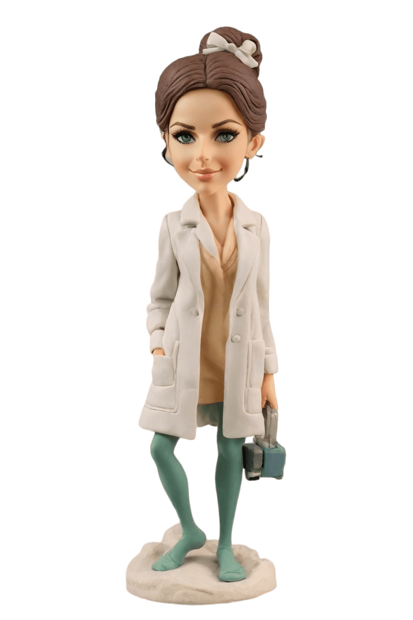 Custom Lab Heroine Bobblehead