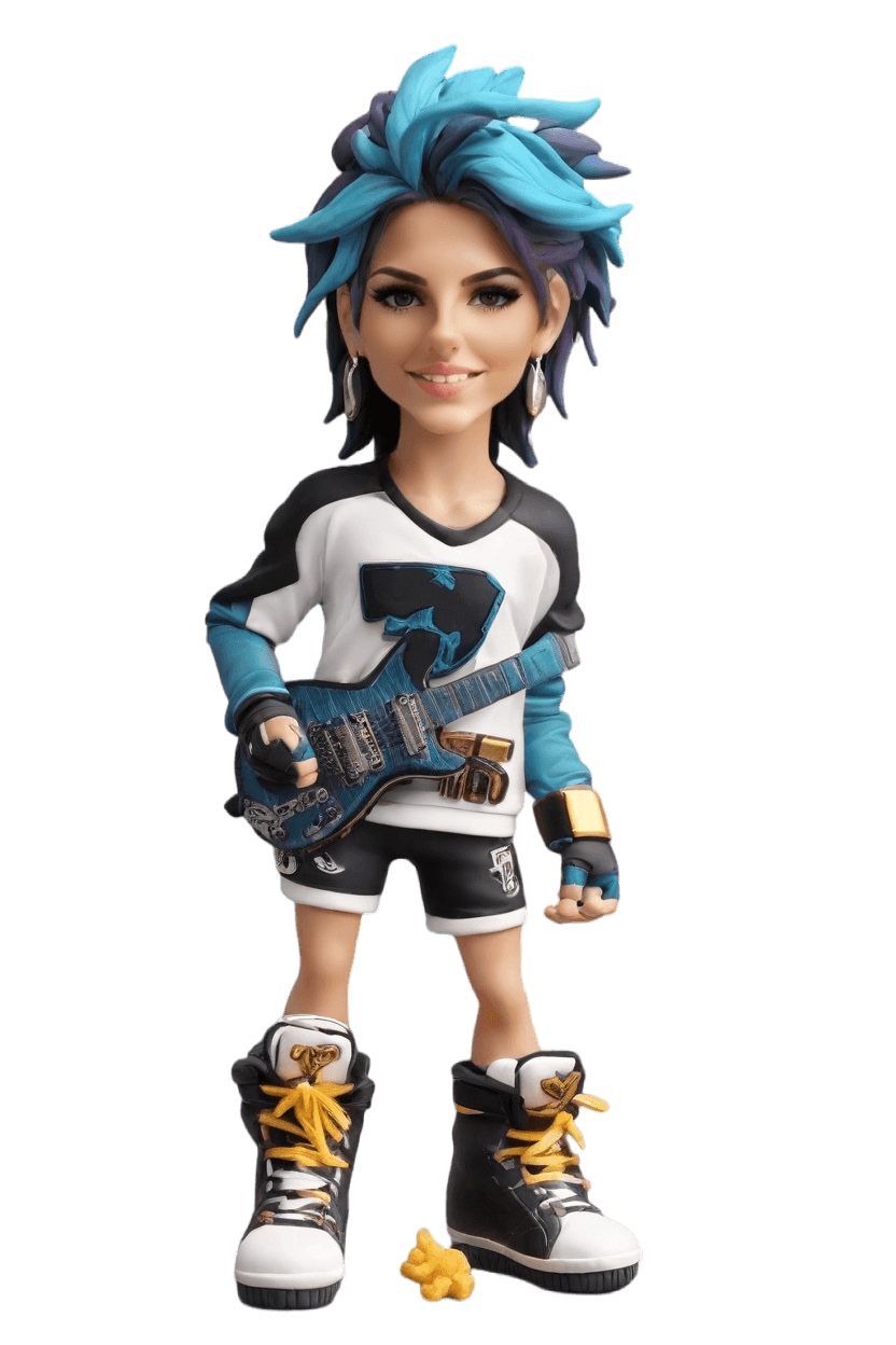 custom Hockey Heroine bobblehead